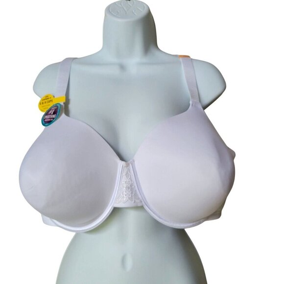 Vanity Fair Beautiful Benefits Contour 76380 Back Smoother Underwire Bra 46DD - Picture 2 of 9